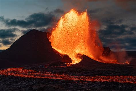 islandia erupción volcánica